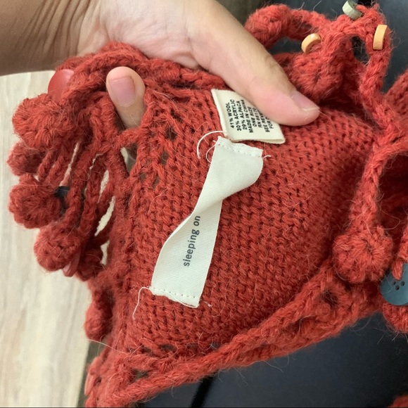 Anthropologie sleeping in snow wool blend pom pom scarce. OS - Picture 5 of 6